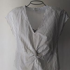 Madewell Twist Front Knot Top